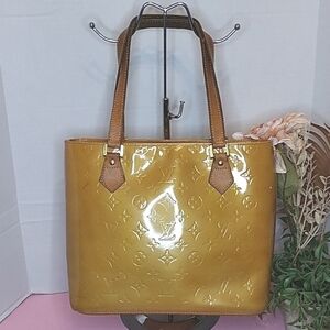 Louis Vuitton Monogram Vernis Houston Hand bag pattern leather Authenticated